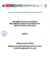 Vista preliminar de documento Informe de evaluación de implementación del PLAN OPERATIVO  INSTITUCIONAL (POI) 2024