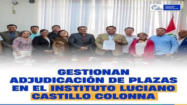 DREP asegura adjudicación de plazas en el Instituto Luciano Castillo Colonna