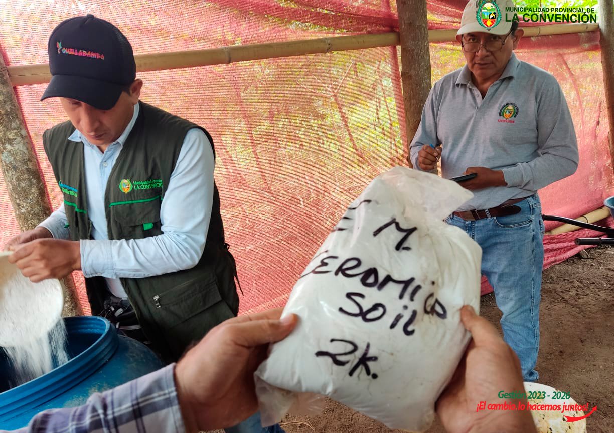 Capacitación al equipo técnico del proyecto raíces y tuberosas, impulsando la producción de abonos orgánicos