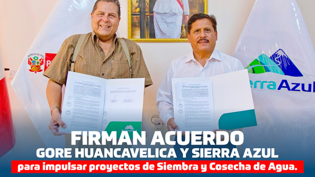 nota de prensa del gobierno regional de Huancavelica 