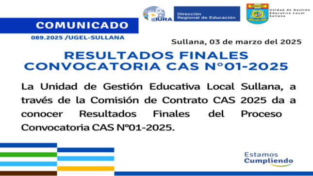 Comunicado N°89-2025