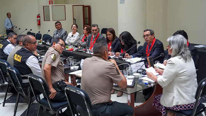 participó junto a la Presidenta de la Junta de Fiscales Superiores del Distrito Fiscal de Lima Centro, de la reunión interinstitucional entre el Ministerio Público, Policía Nacional del Perú y gobiernos locales a fin de coordinar acciones encaminadas en mejorar la seguridad ciudadana
