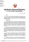 Vista preliminar de documento RDE N° 021-2025-MINEDU-VMGI-PRONABEC