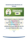 Vista preliminar de documento Ordenanza Municipal n.° 281-MPH - ANEXO