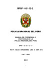 Vista preliminar de documento MANUAL CEREMONIAL Y PROTOCOLO DE LA POLICIA NACIONAL DEL PERÚ