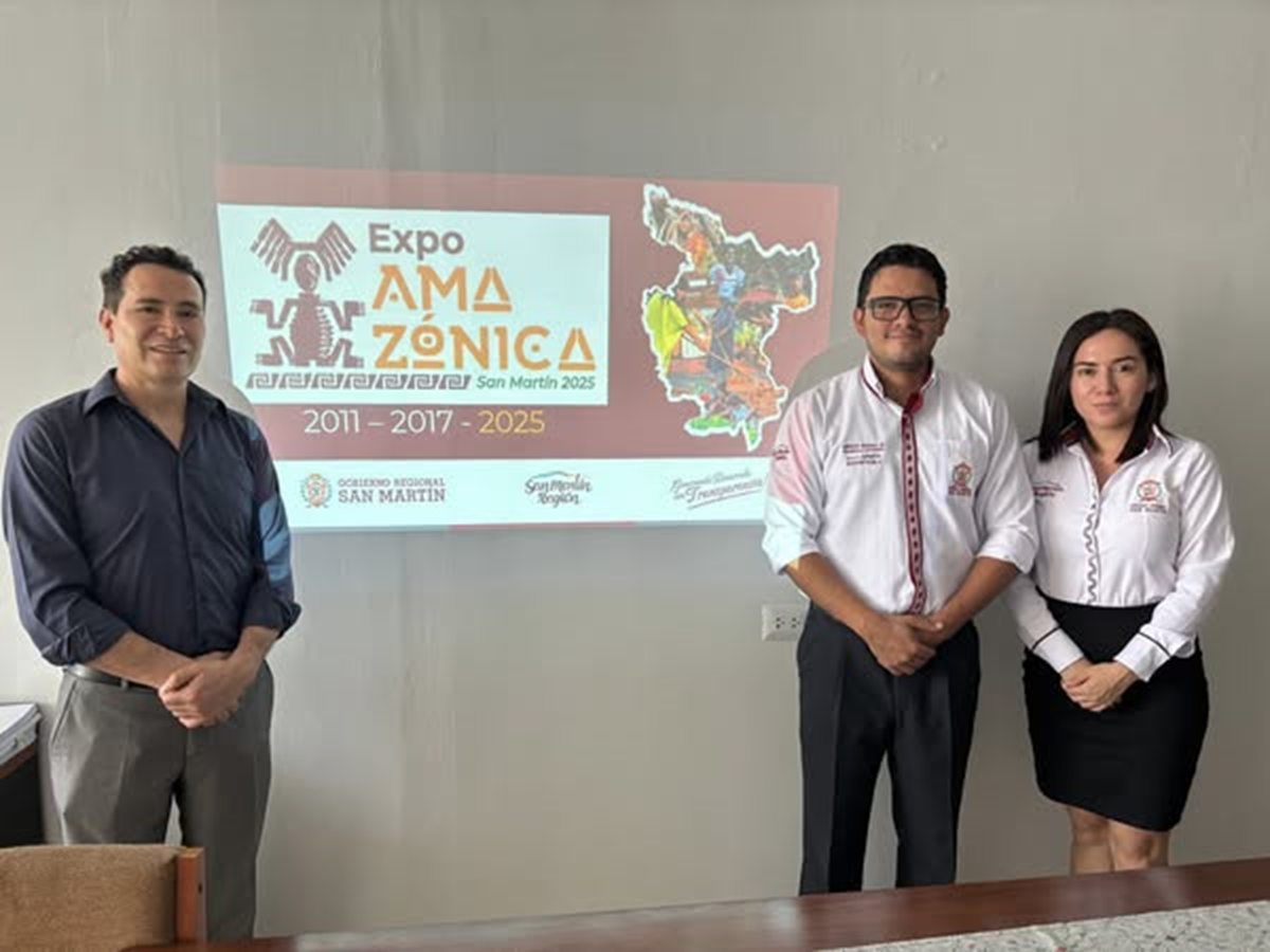 Representantes de la Mancomunidad Regional Amazónica y la Gerencia de Desarrollo Económico del Gobierno Regional de San Martín