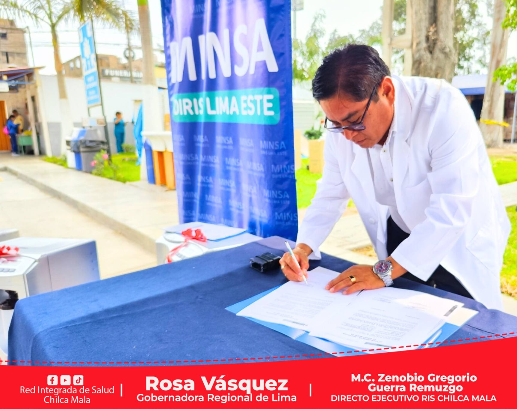 RIS Chilca Mala recibe importante donación de concentradores de oxígeno