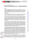 Vista preliminar de documento Resolución Directoral Ejecutiva