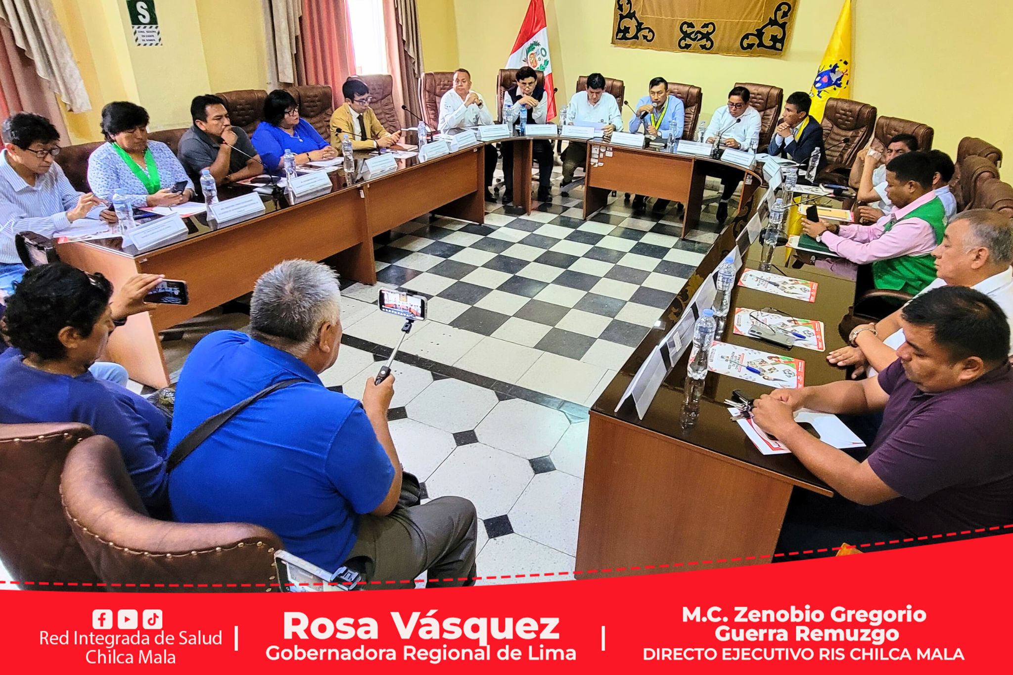 El Consejo Regional de Salud Lima promueve sesión extraordinaria del Consejo Provincial de Salud en Cañete