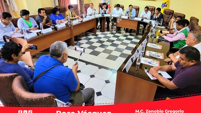 El Consejo Regional de Salud Lima promueve sesión extraordinaria del Consejo Provincial de Salud en Cañete
