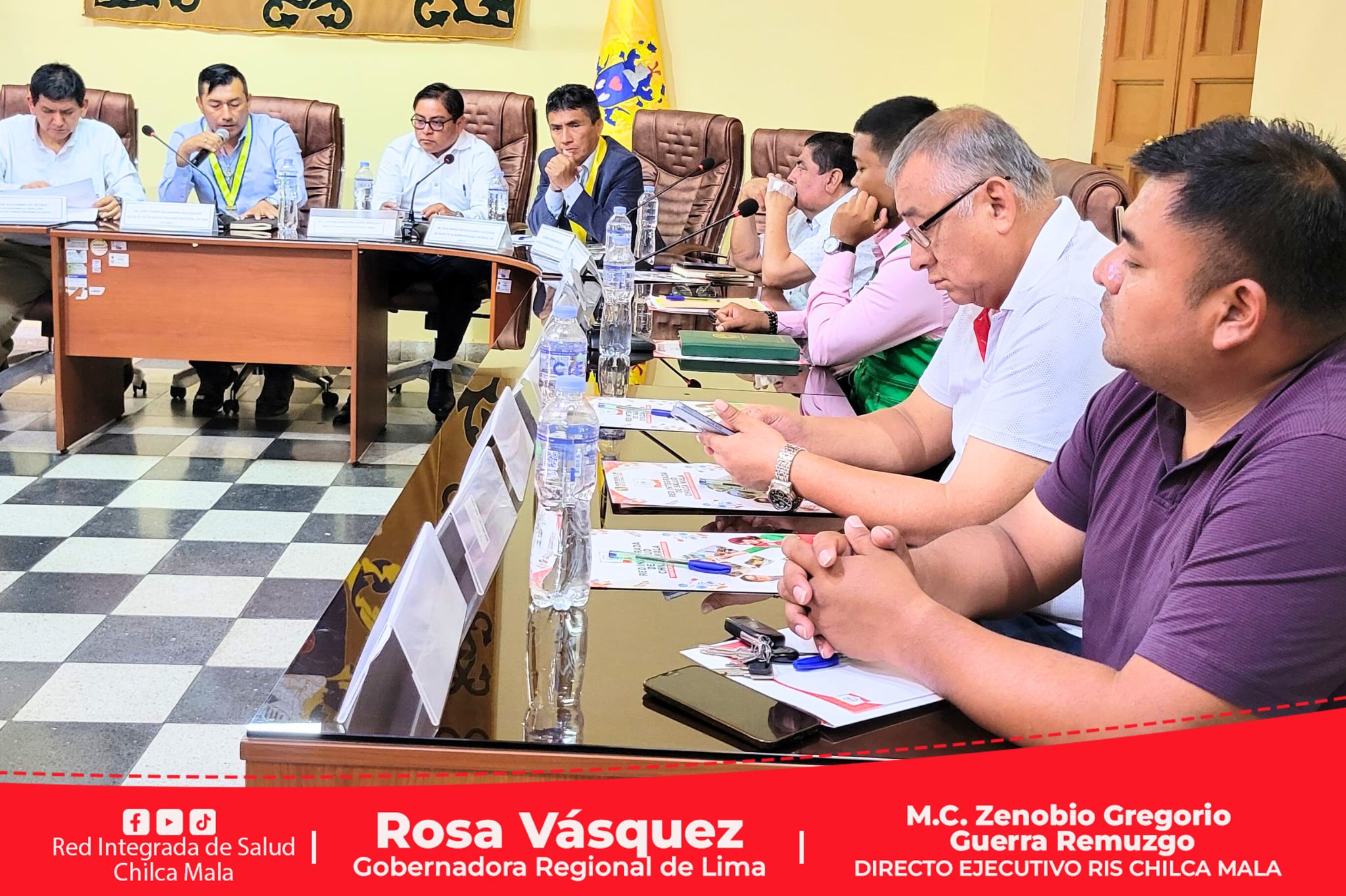El Consejo Regional de Salud Lima promueve sesión extraordinaria del Consejo Provincial de Salud en Cañete