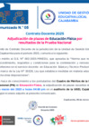 Vista preliminar de documento Comunicado N.° 005-2025-CCD_Adjudicación de plazas_PEF (2) (1)