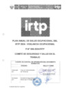 Vista preliminar de documento P006-2024-IRTP - Plan y Programa de Salud Ocupacional