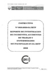 Vista preliminar de documento I 003-2019 Reporte de investigación de incidentes, accidentes de trabajo y enfermedades