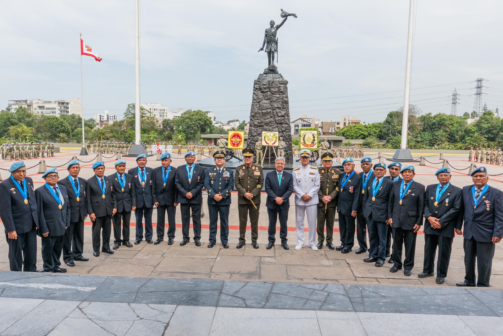 La ceremonia se realizó en el cuartel general del Ejército, en San Borja.