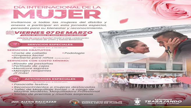 ¡Celebremos juntos el Día de la Mujer en Santa Cruz de Flores!