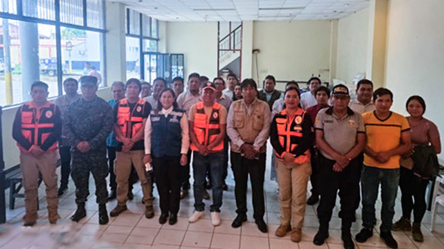 Cenepred participó en la instalación y juramentación del Grupo de Trabajo para la Gestión del Riesgo de Desastres (GRD) de la Municipalidad Distrital de Laberinto, ubicada en la provincia de Tambopata.