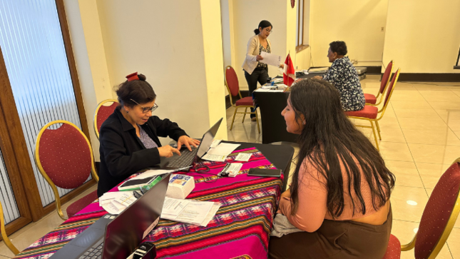 Consulado General del Perú en Santiago realizó jornada itinerante en La Serena