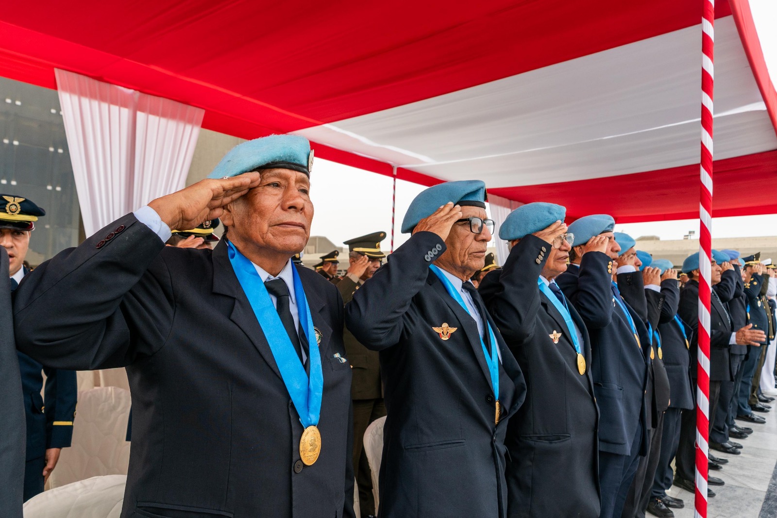 La ceremonia se realizó en el cuartel general del Ejército, en San Borja.