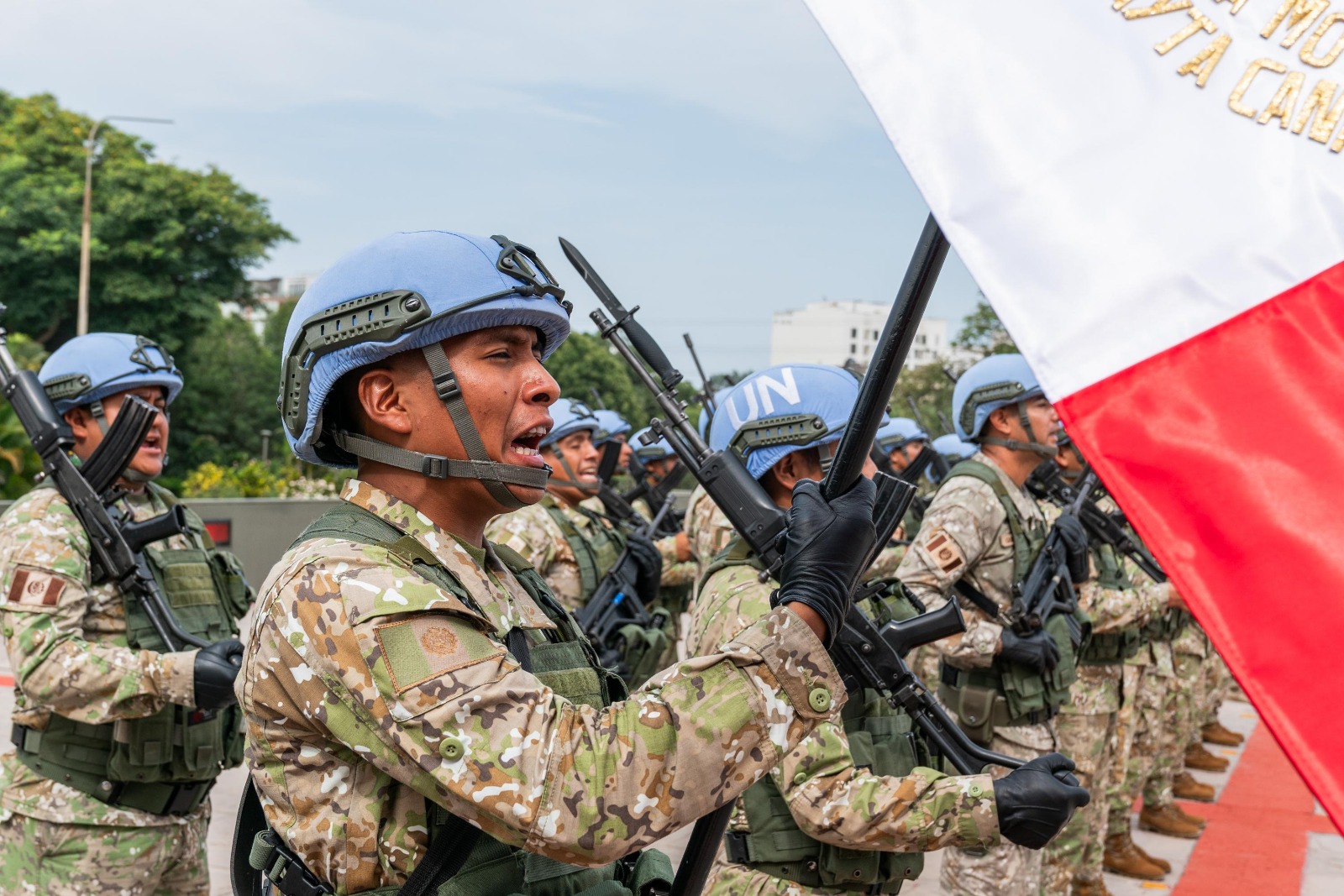 La ceremonia se realizó en el cuartel general del Ejército, en San Borja.