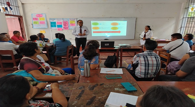 Docentes participan del taller de fortalecimiento 2025