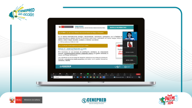 Estudiantes de comunicación reciben charla del Cenepred sobre gestión del riesgo de desastre