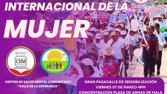 RIS Chilca Mala: Invitación a la marcha de Sensibilización por el "Día Internacional de la Mujer"