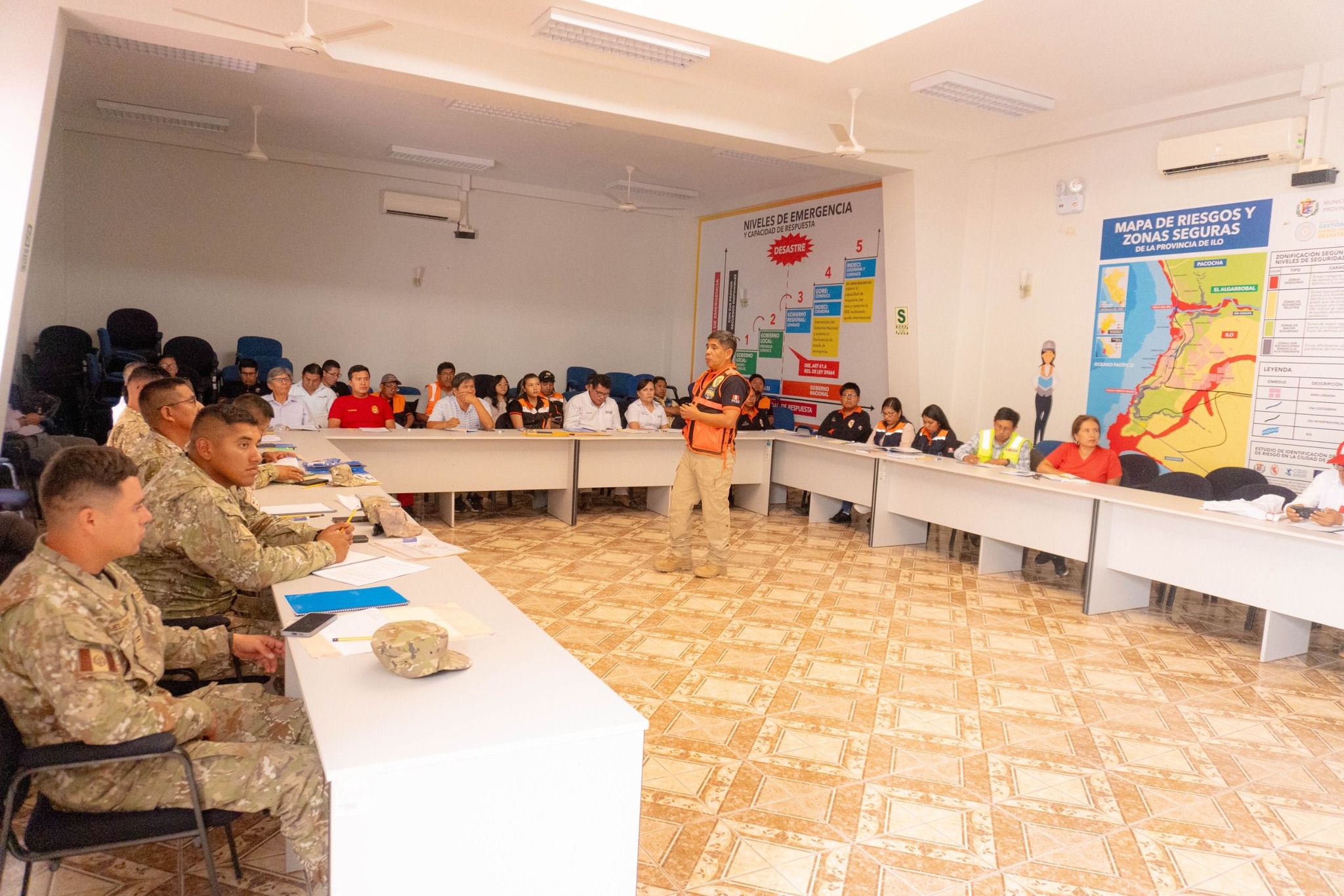 Actividad permitirá fortalecer la capacidad de respuesta ante la ocurrencia de desastres tanto de autoridades como de instituciones.