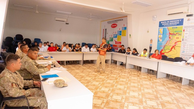  Actividad permitirá fortalecer la capacidad de respuesta ante la ocurrencia de desastres tanto de autoridades como de instituciones.