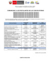 Vista preliminar de documento COMUNICADO I DE MODIFICACION DE CRONOGRAMA