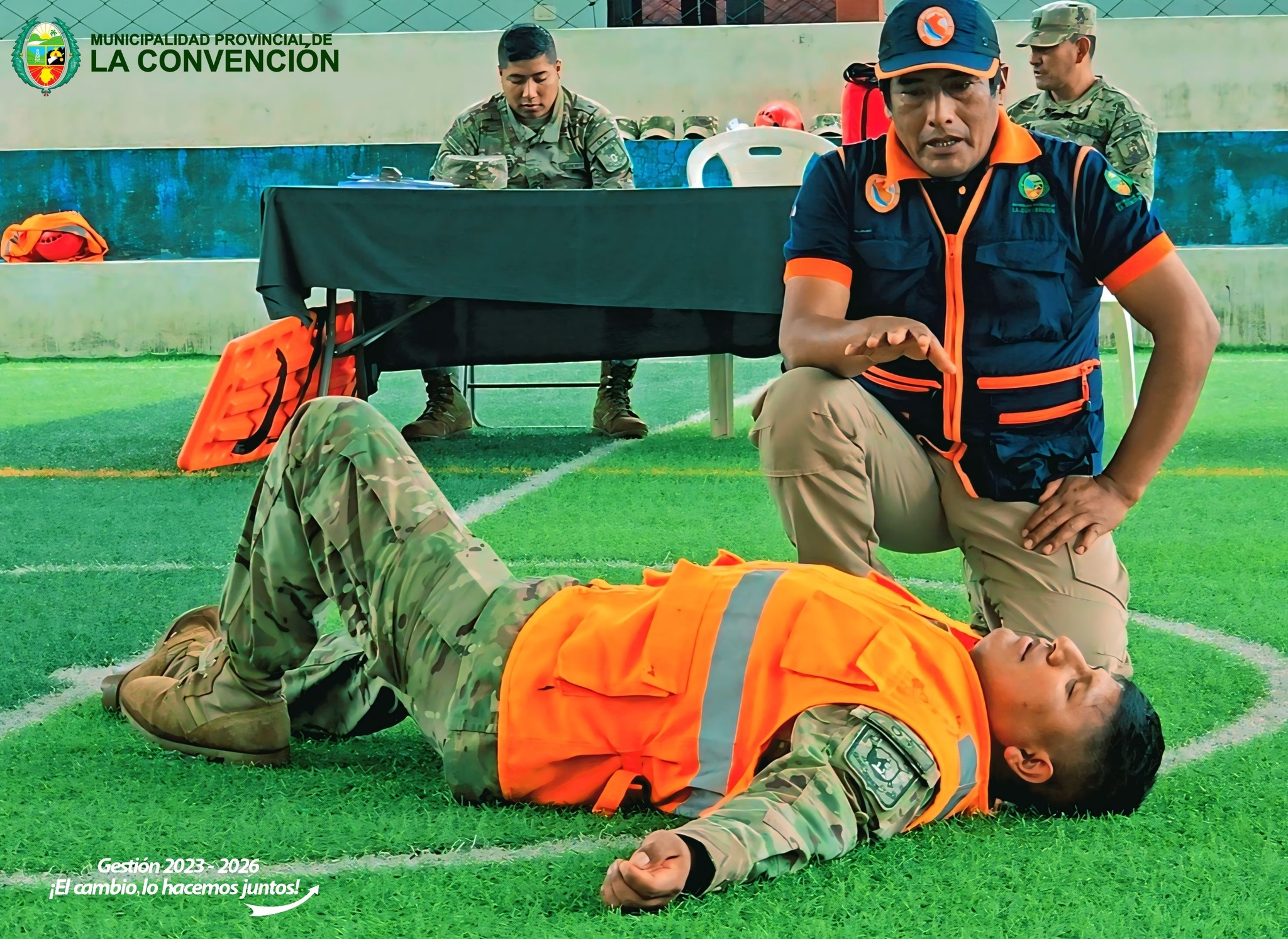 Capacitación y preparación al personal del ejército peruano en seguridad y emergencias