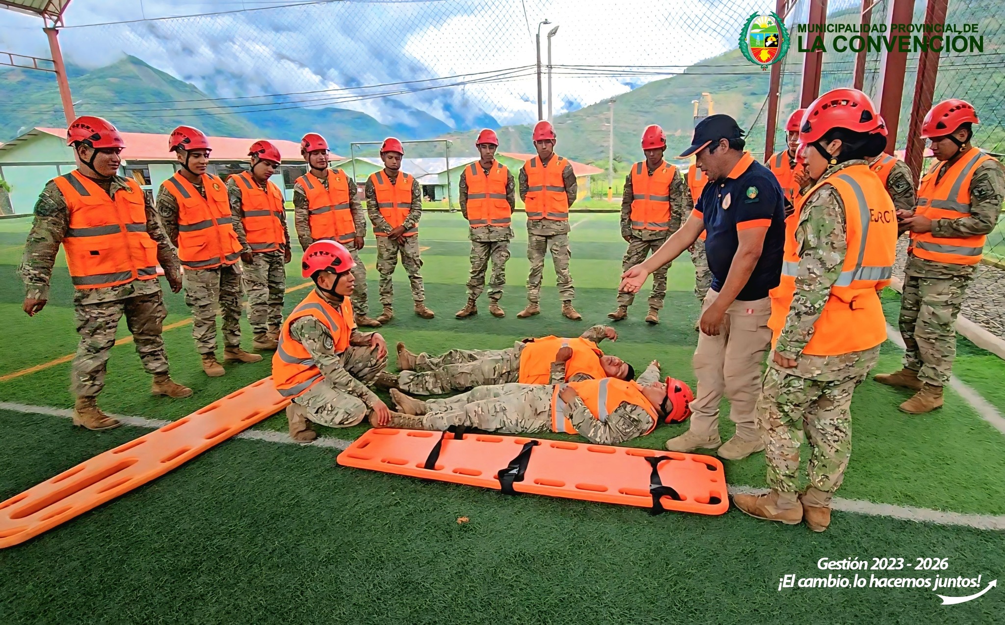 Capacitación y preparación al personal del ejército peruano en seguridad y emergencias