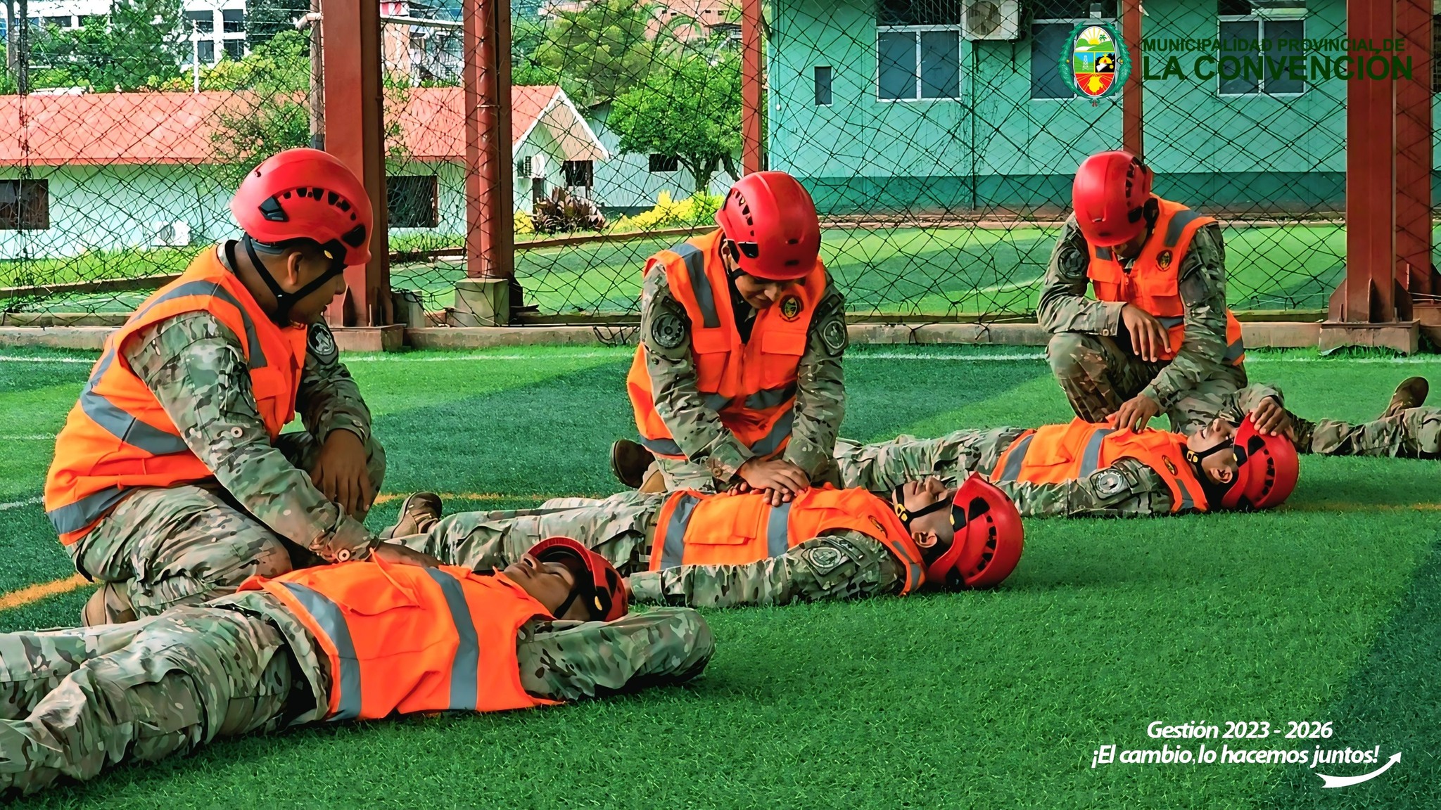 Capacitación y preparación al personal del ejército peruano en seguridad y emergencias