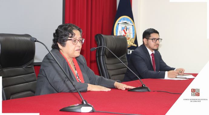 Presidenta de la Corte de Lima Sur juramenta a nuevos jueces especializados para fortalecer la justicia en la jurisdicción