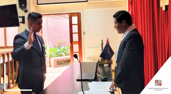 Nuevos jueces de Paz Letrado comprometidos con la justicia en Lima Sur