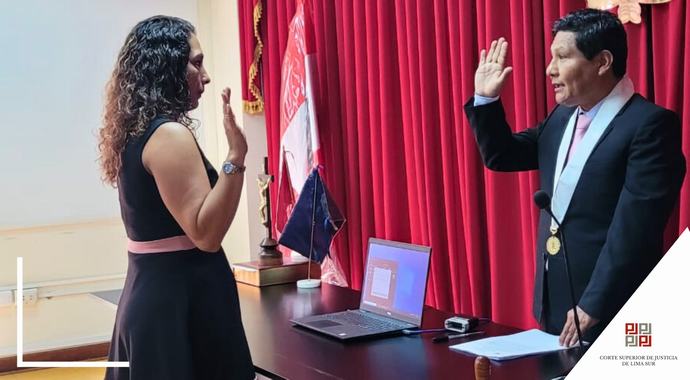 Nuevos jueces de Paz Letrado comprometidos con la justicia en Lima Sur