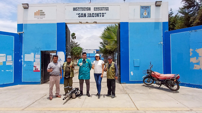 Continúa Fumigación en Colegios 