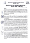 Vista preliminar de documento Resolución de Gerencia Municipal Nº 023-2025-GM/MDC
