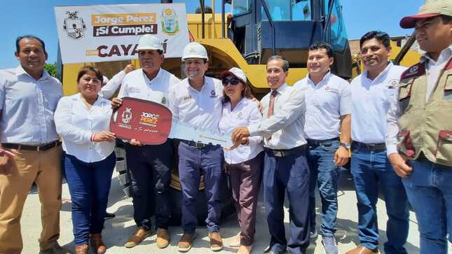 Ceremonia contó con la presencia del Gobernador Regional de Lambayeque Dr. Jorge Pérez Flores
