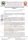 Vista preliminar de documento RESOLUCIÓN DE GERENCIA MUNICIPAL N°015-2025-GM-MDCc-C