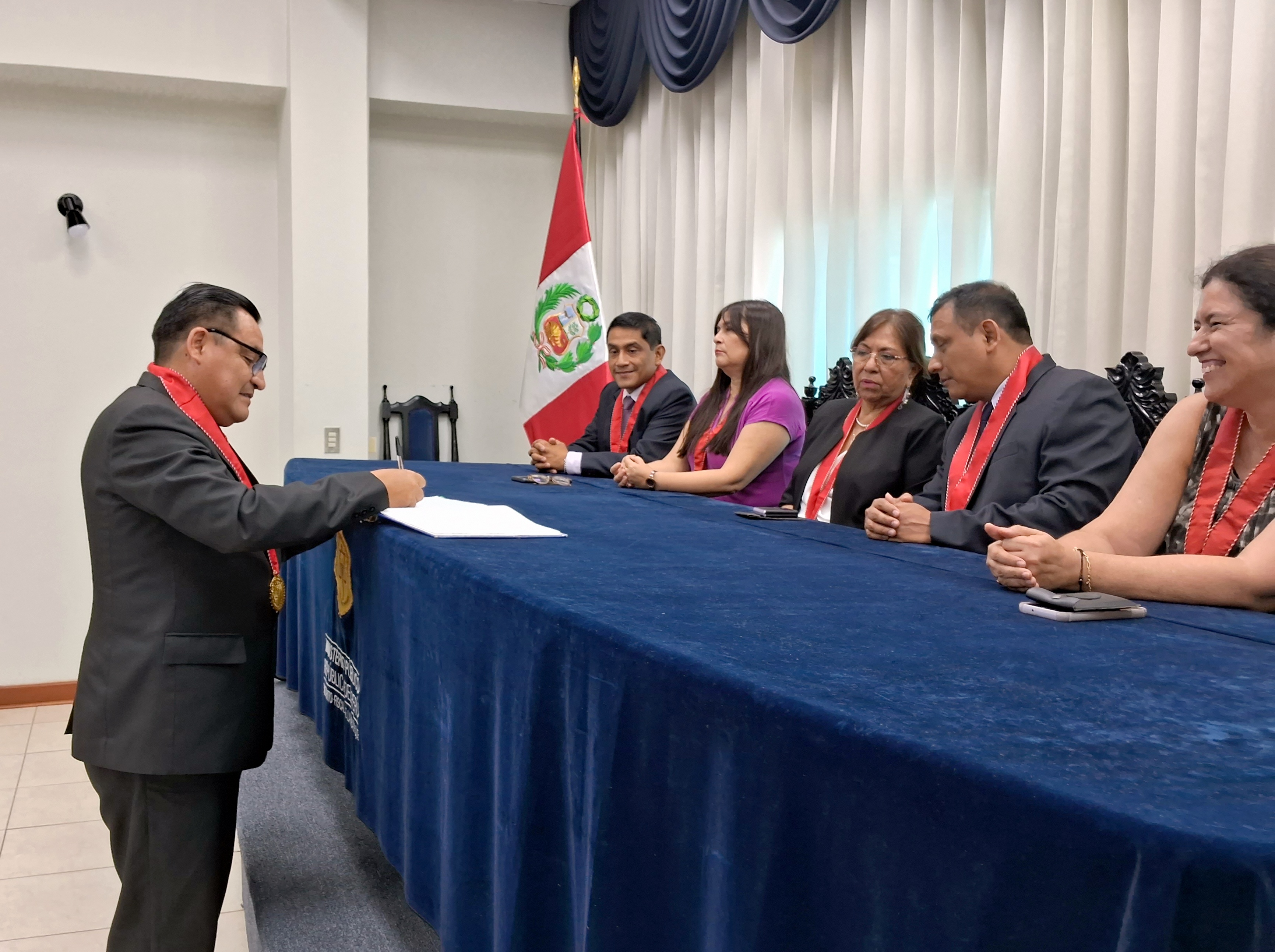 Asume el nuevo jefe de la Autoridad Desconcentrada de Control de la Fiscalía de Lambayeque.