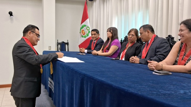 Asume el nuevo jefe de la Autoridad Desconcentrada de Control de la Fiscalía de Lambayeque.