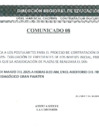 Vista preliminar de documento COMUNICADO N° 08 - CONTRATACIÓN DOCENTE 2025