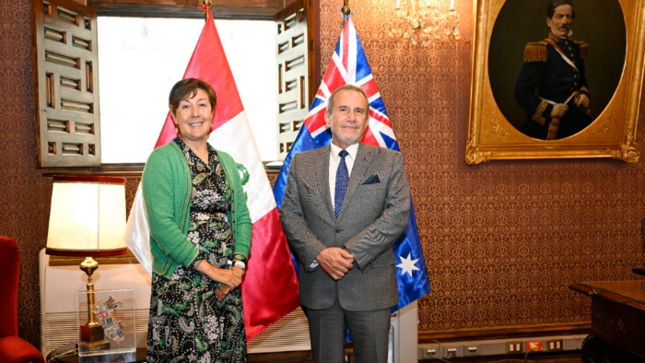 Perú y Australia fortalecen lazos comerciales y de cooperación 