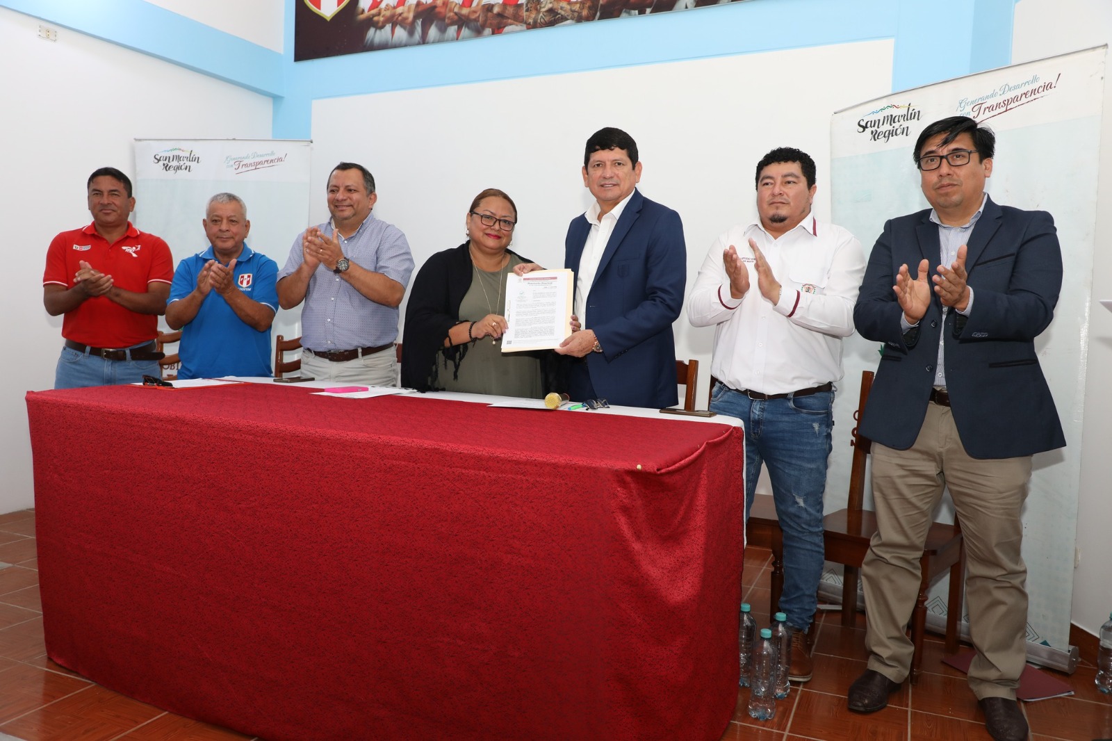 Autoridades comprometidas con el deporte.