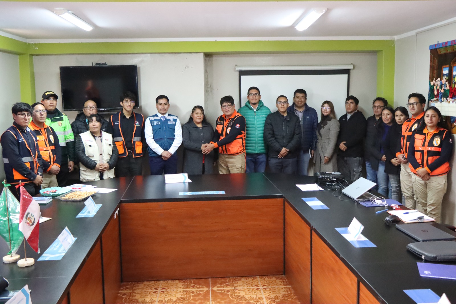 Municipios de Pallanchacra y Paucartambo-Pasco fortalecen la prevención con asesoramiento del Cenepred