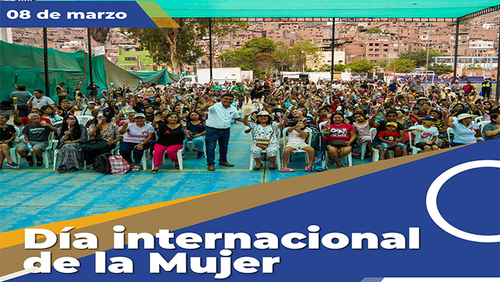 especial para todas las mujeres del país y de nuestro querido distrito del Rímac