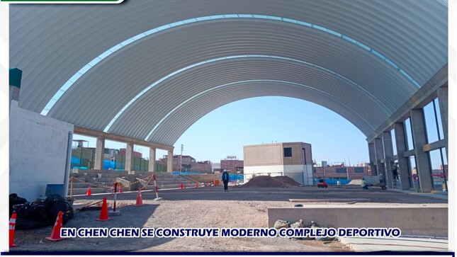 La Municipalidad Provincial de Mariscal Nieto a través de la subgerencia de obras, está llevando a cabo la construcción de un moderno parque recreacional en el C.P. de Chen Chen.