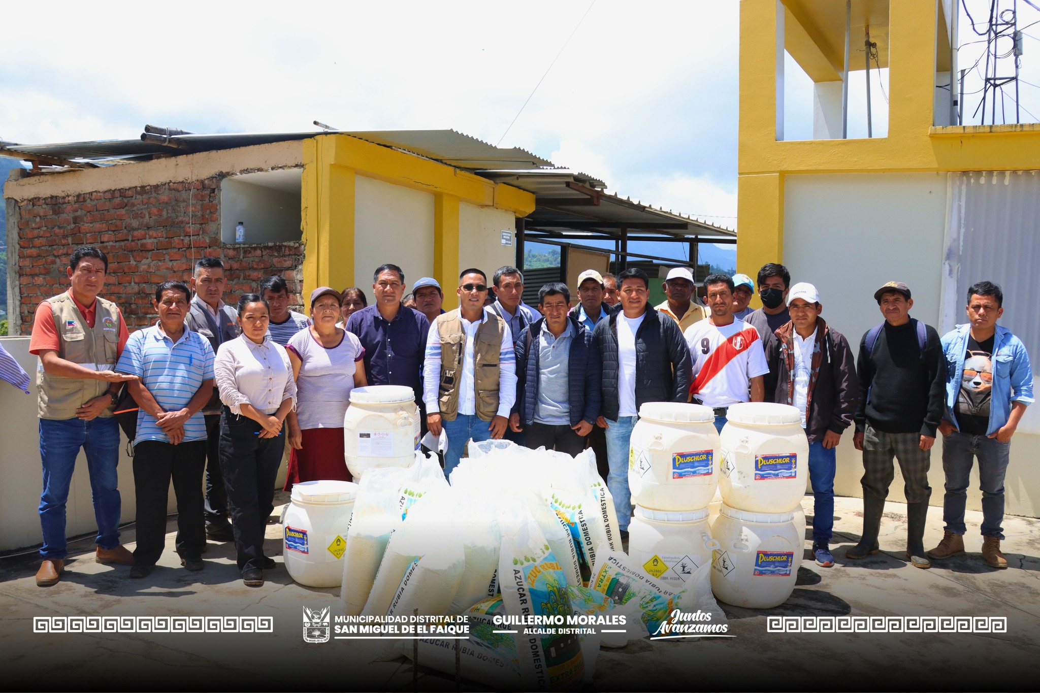 Entrega de insumos.