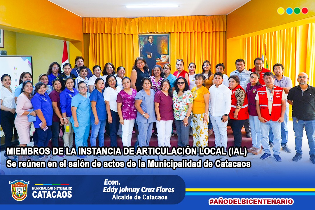 Miembros de la Instancia de Articulación Local (IAL) se reunieron en Catacaos